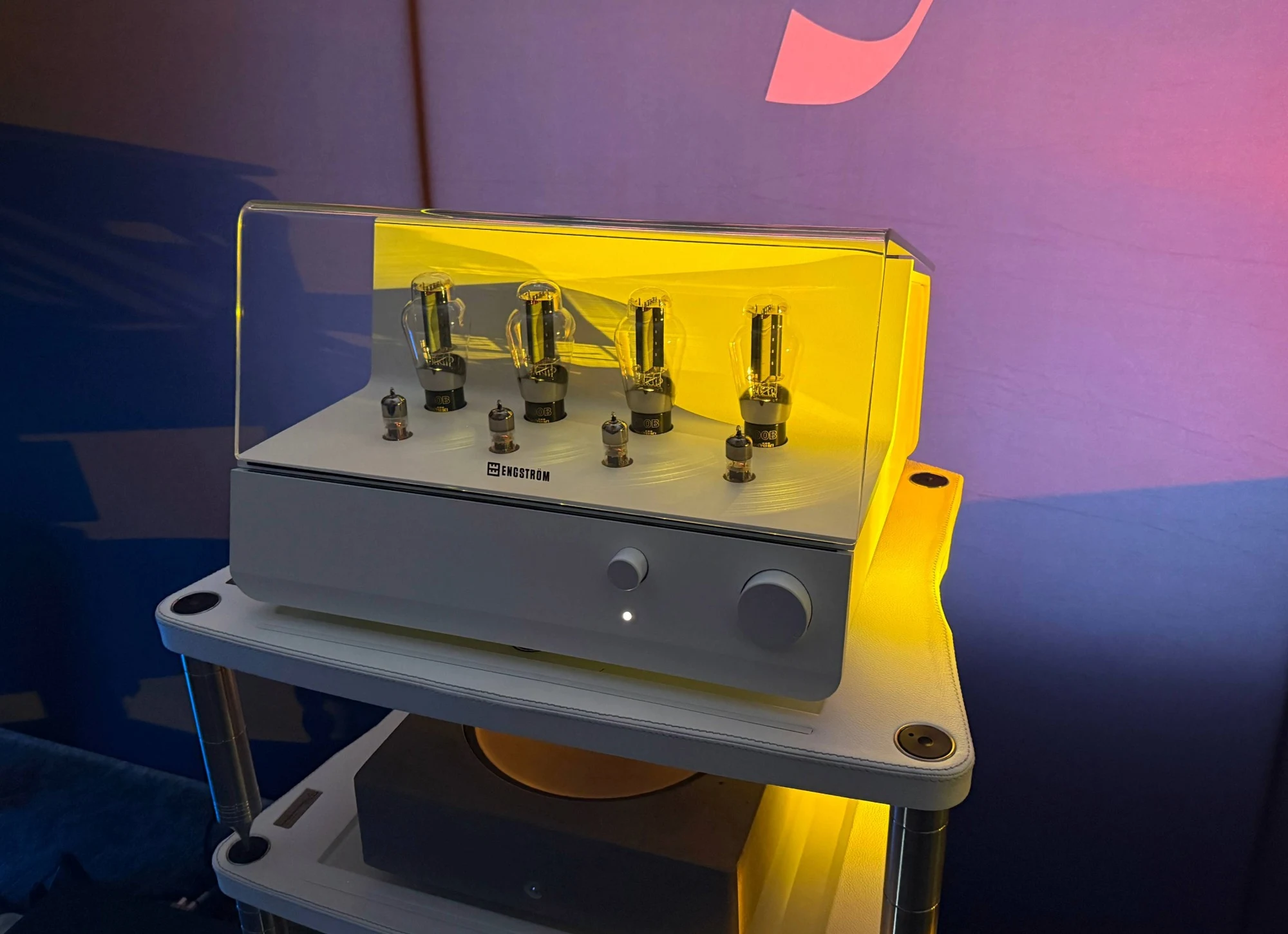 The Engstrom Arne Valve Amplifier at the Boyer Room at the Audio Show Deluxe.