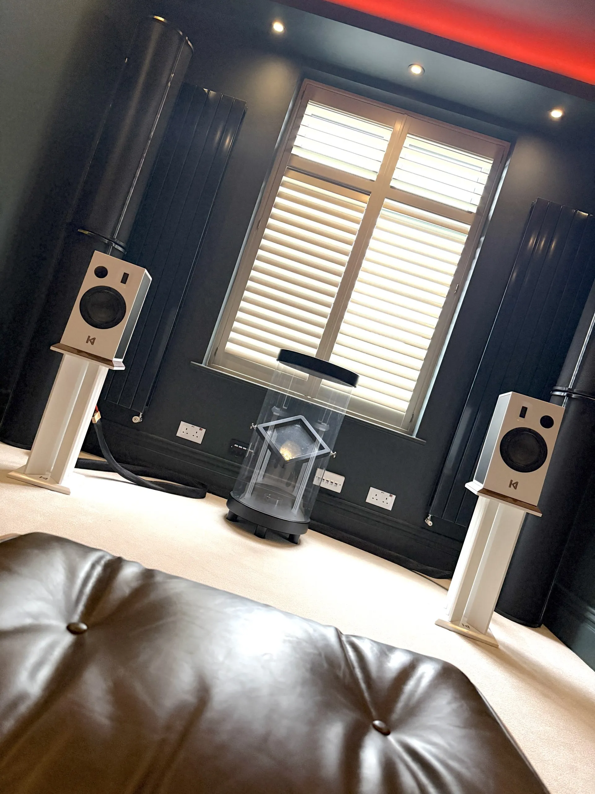 Audio Therapy's recently refurbished demonstration room.