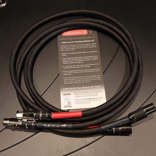 Tellurium Q Black Diamond XLR Interconnect Cable @ Audio Therapy