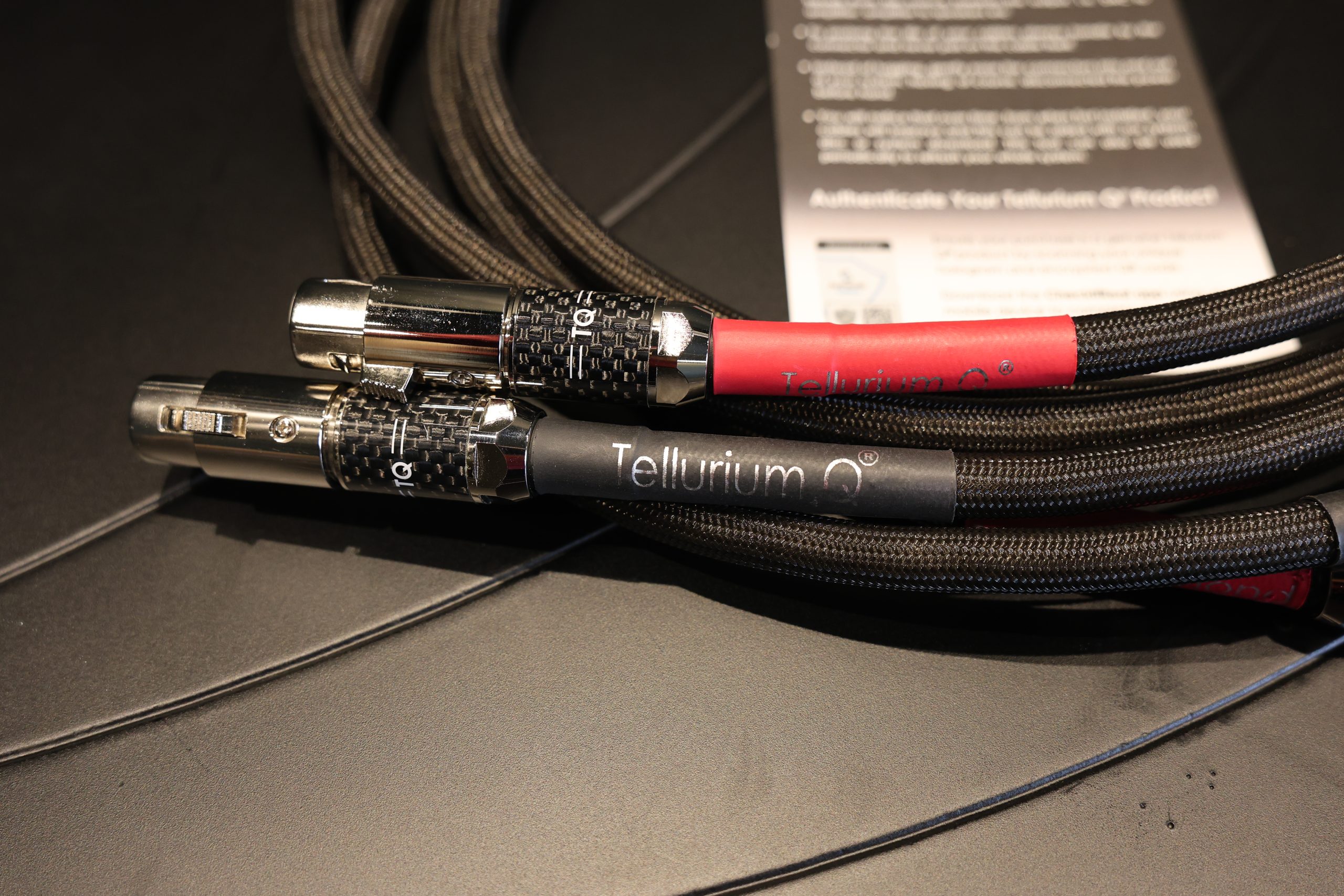 Tellurium Q Black Diamond XLR Interconnect Cable @ Audio Therapy