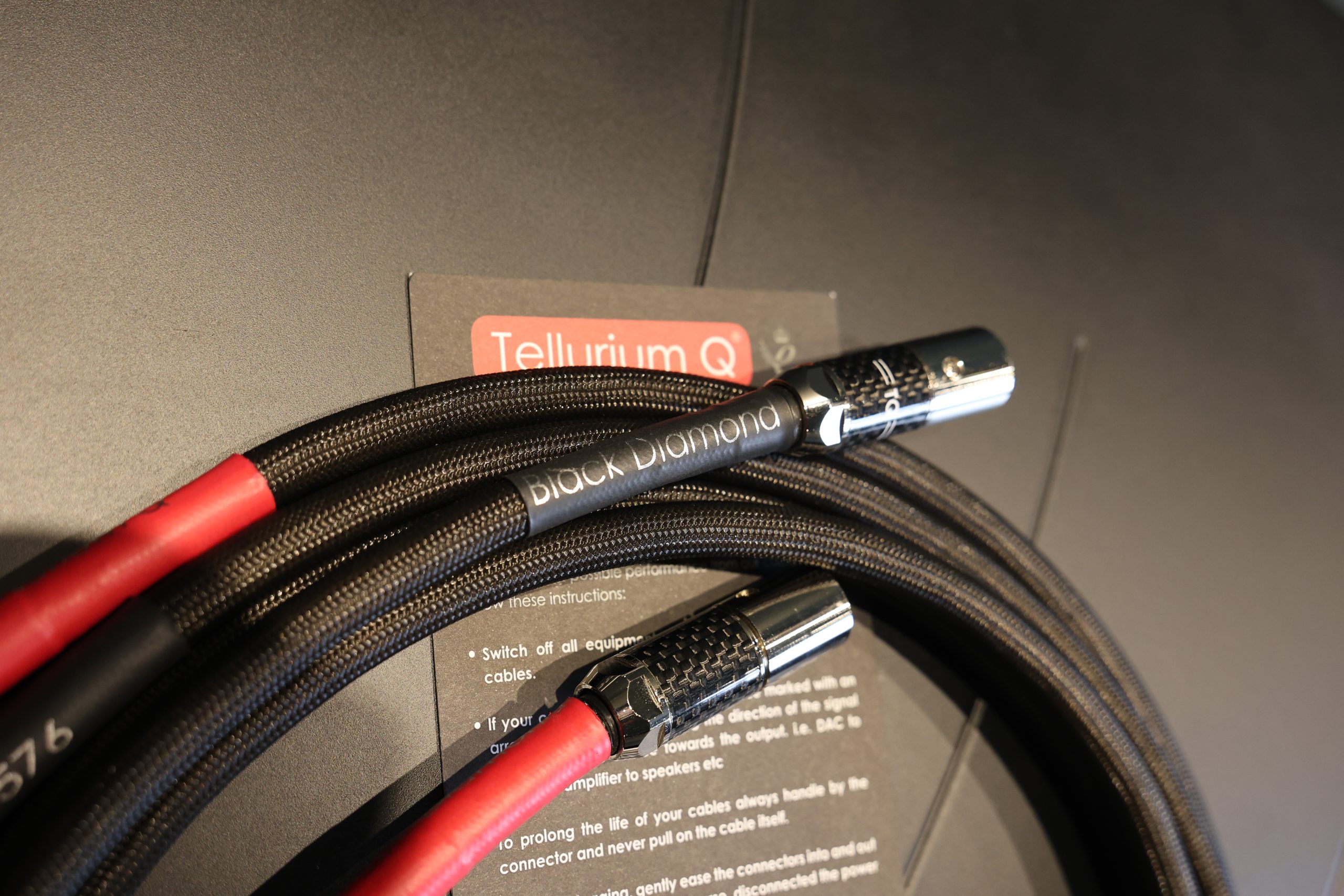 Tellurium Q Black Diamond XLR Interconnect Cable @ Audio Therapy
