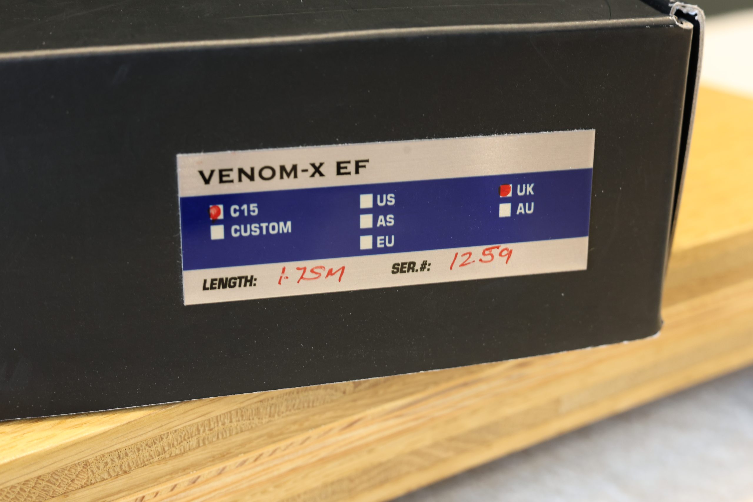 Shunyata Research Venom X EF Power Cable