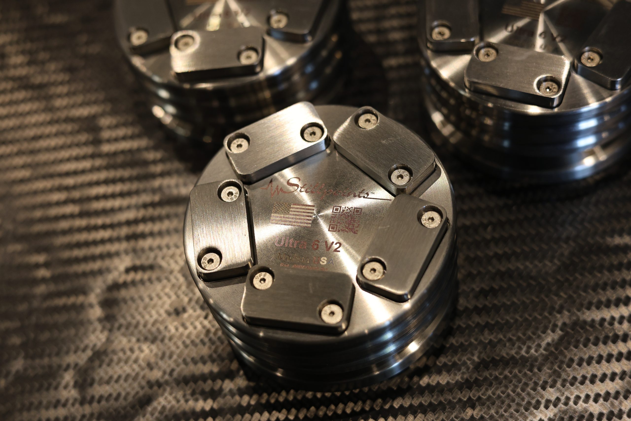 Stillpoints Ultra 6 V2 x 3 with Ultra Bases @ Audio Therapy