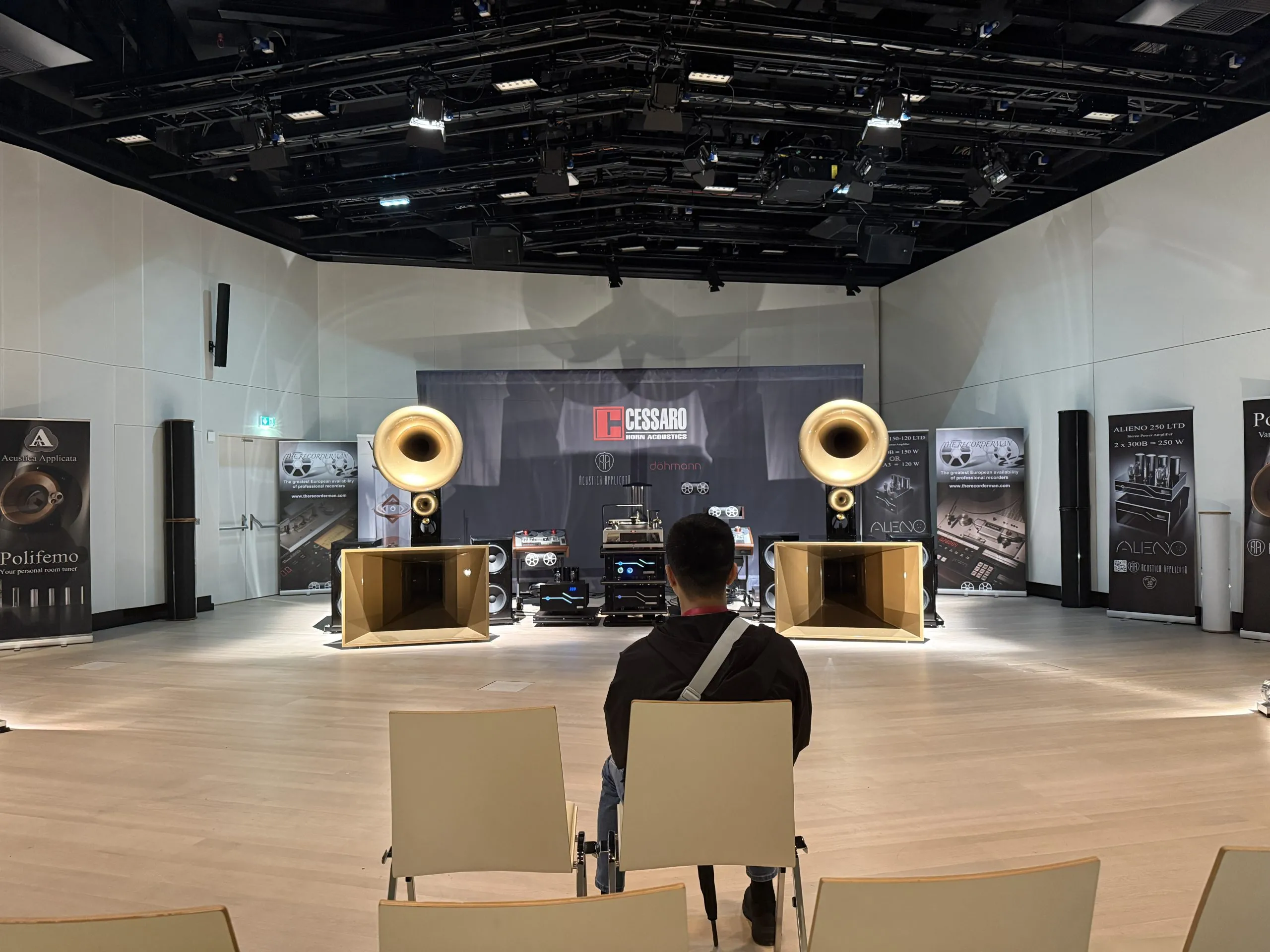 Acustica Applicata's room at Vienna High End 2026.