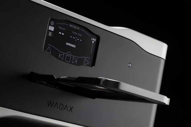 The Wadax Studio Player against a black background.