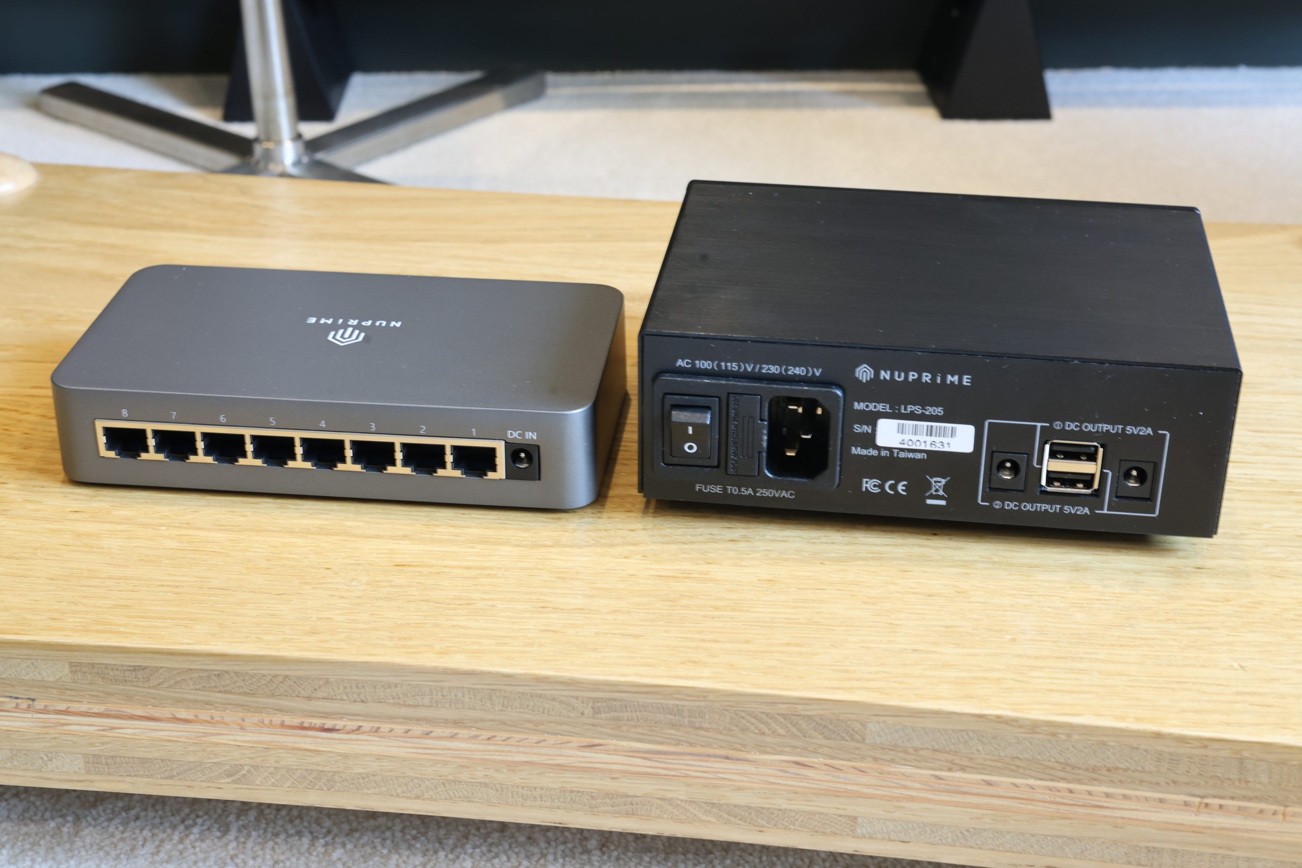 Nu-Prime Omnia SW-8 Switch and LPS-205 Power Supply @ Audio Therapy