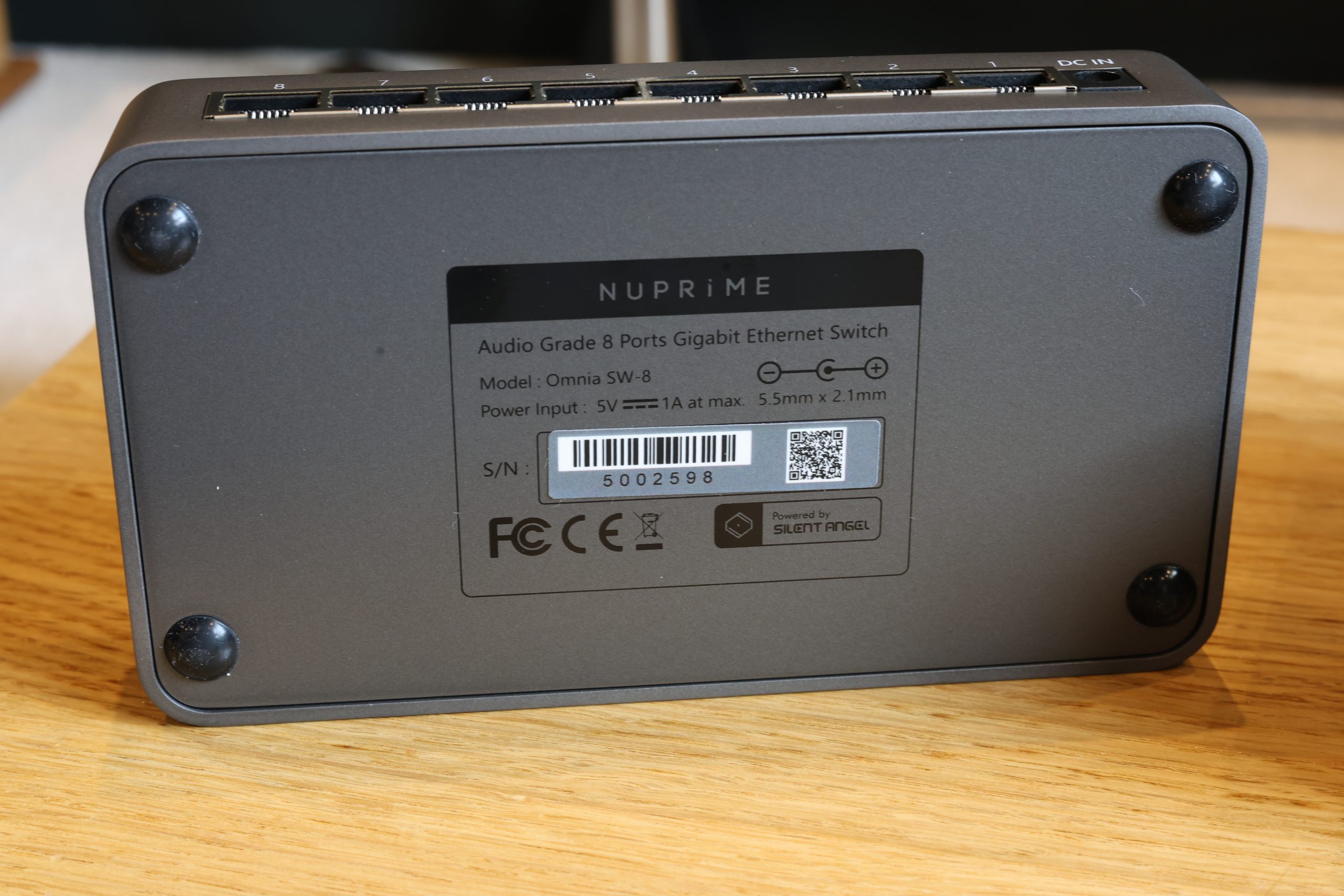 Nu-Prime Omnia SW-8 Switch and LPS-205 Power Supply @ Audio Therapy