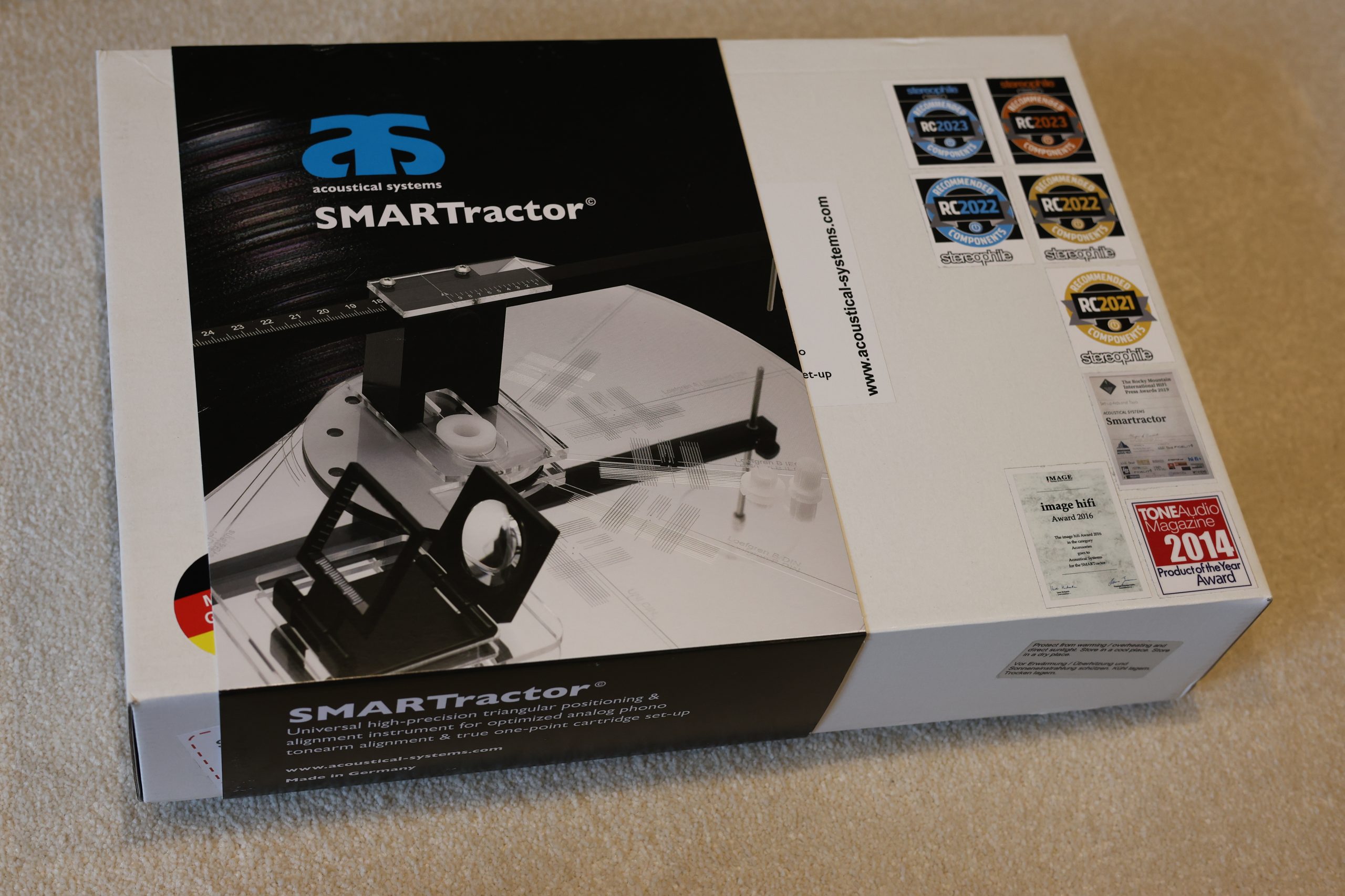 Acoustical Systems SMARTractor Phono Alignment Tool @ Audio Therapy