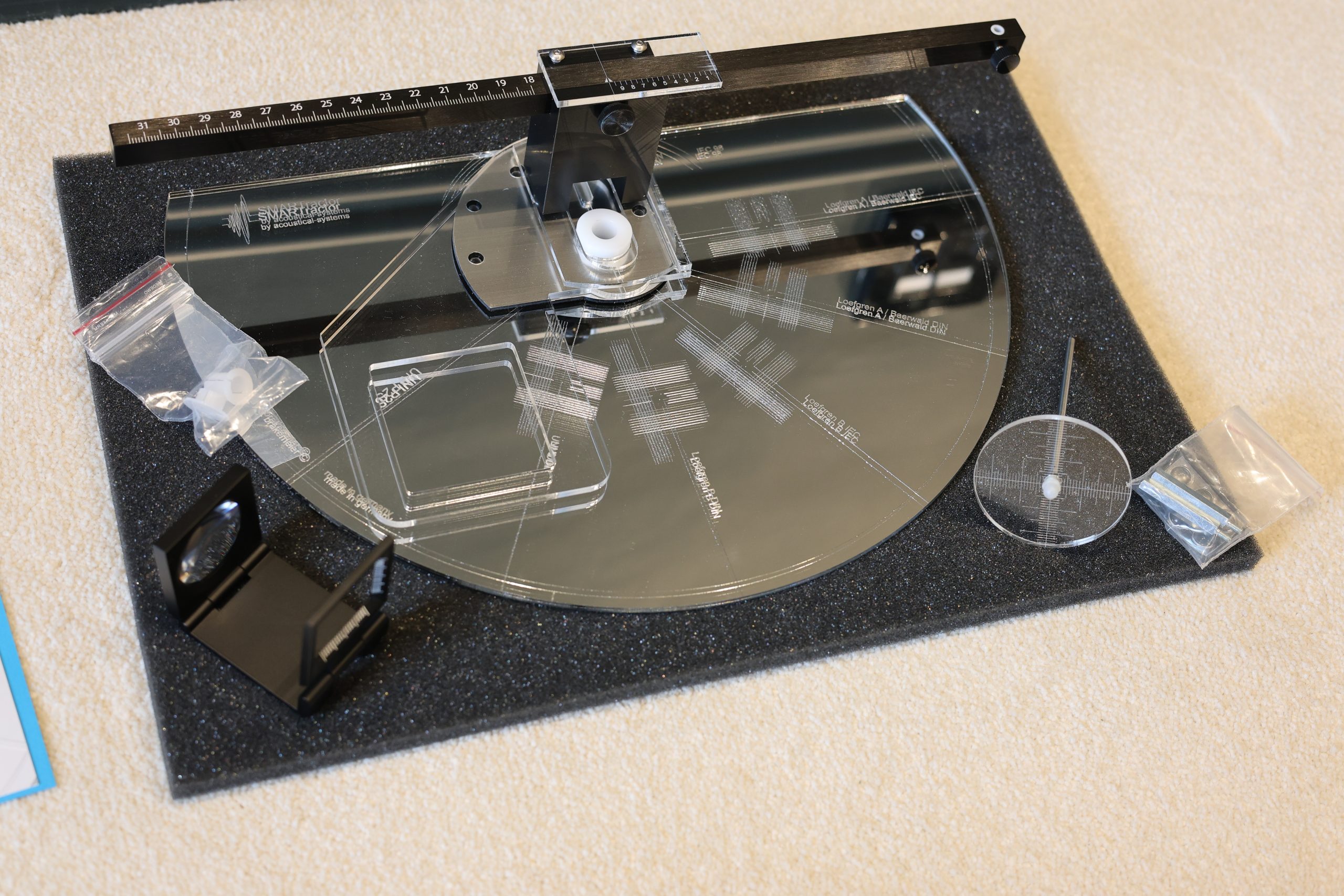 Acoustical Systems SMARTractor Phono Alignment Tool @ Audio Therapy