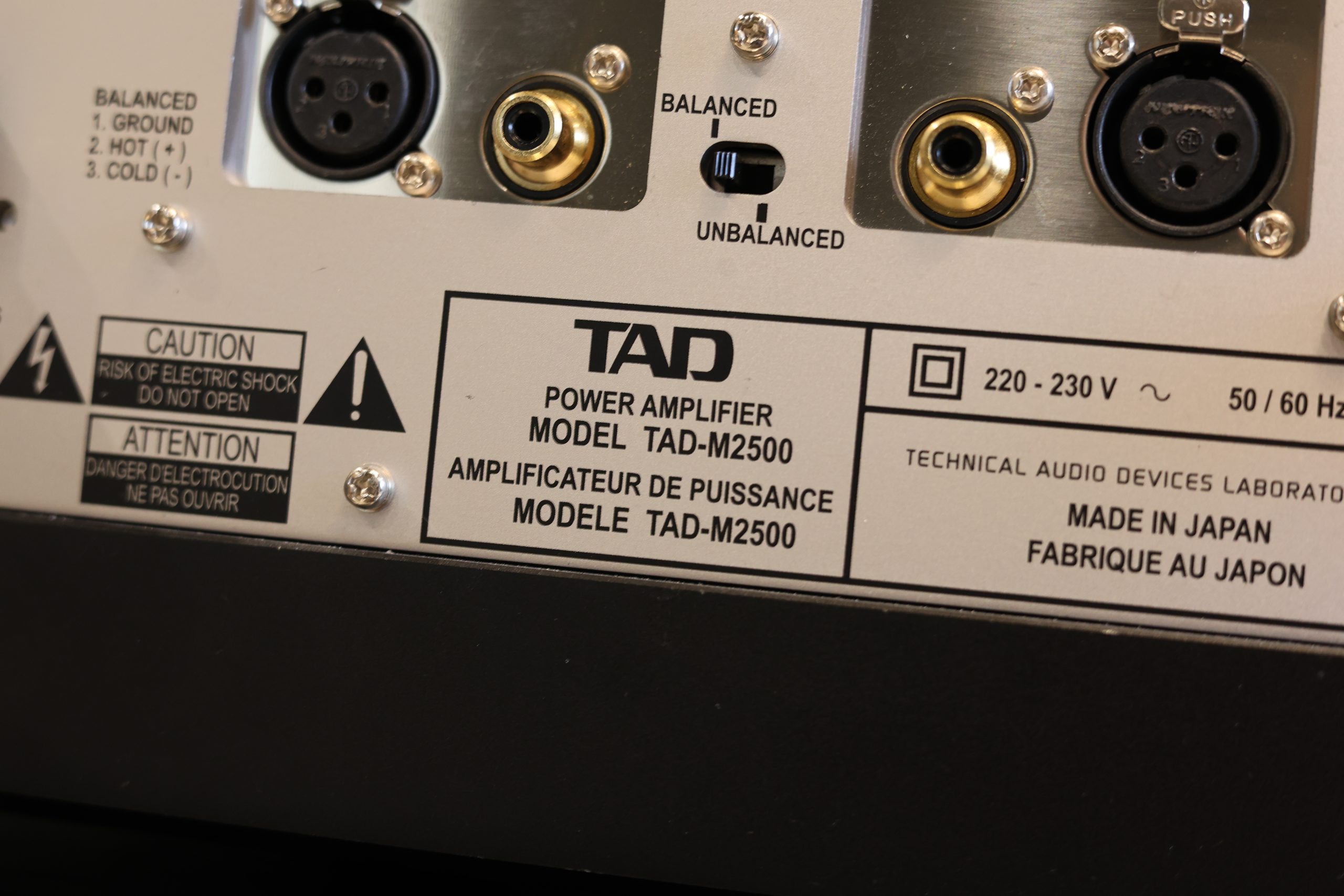 TAD M2500 mk1 Power Amplifier @ Audio Therapy