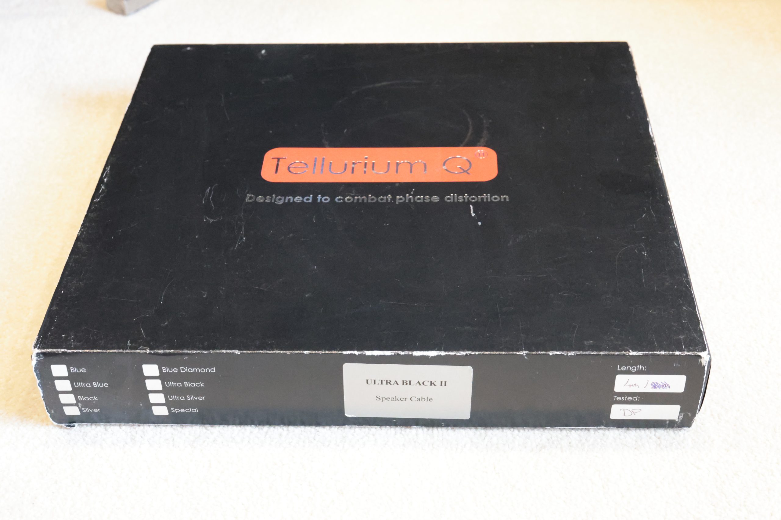 Tellurium Q Ultra Black II Loudspeaker Cable @ Audio Therapy