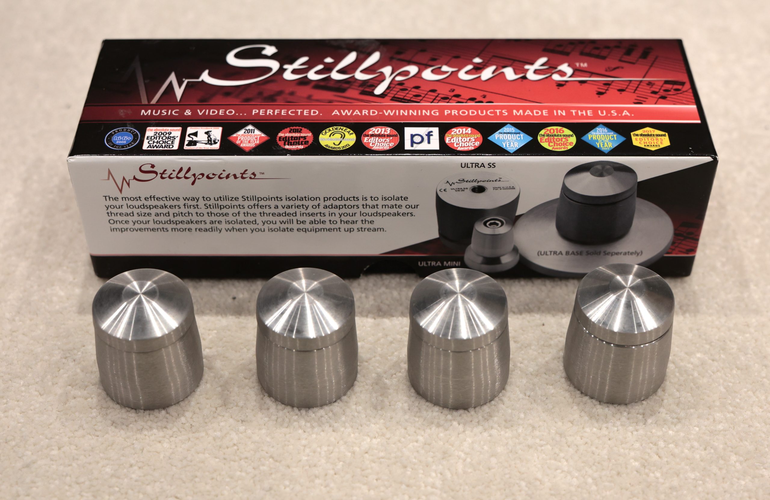 Stillpoints Ultra SS x 4 @ Audio Therapy