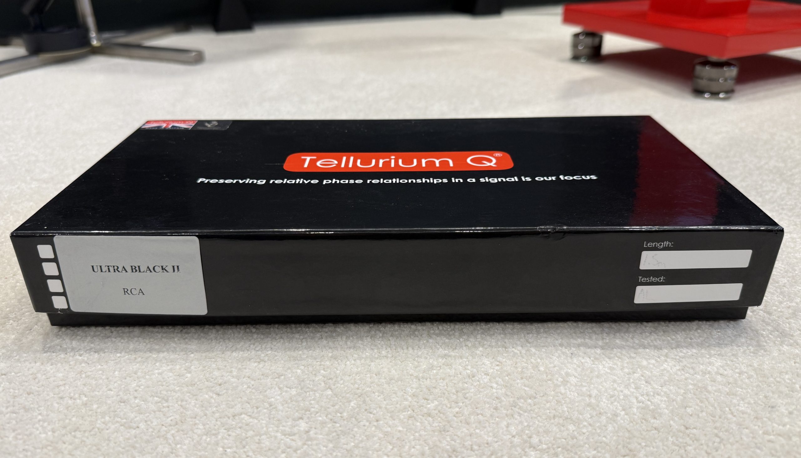 Tellurium Q Ultra Black II RCA Interconnect @ Audio Therapy
