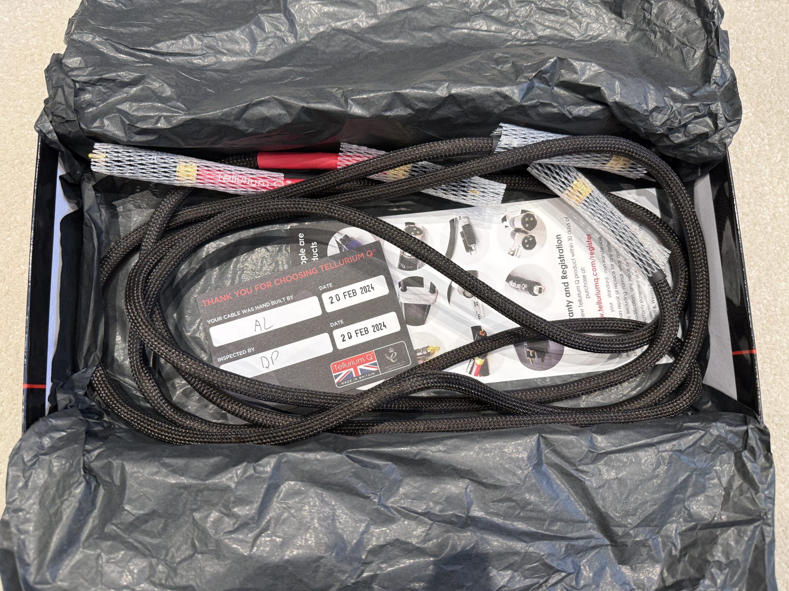 Tellurium Q Ultra Black II RCA Interconnect @ Audio Therapy
