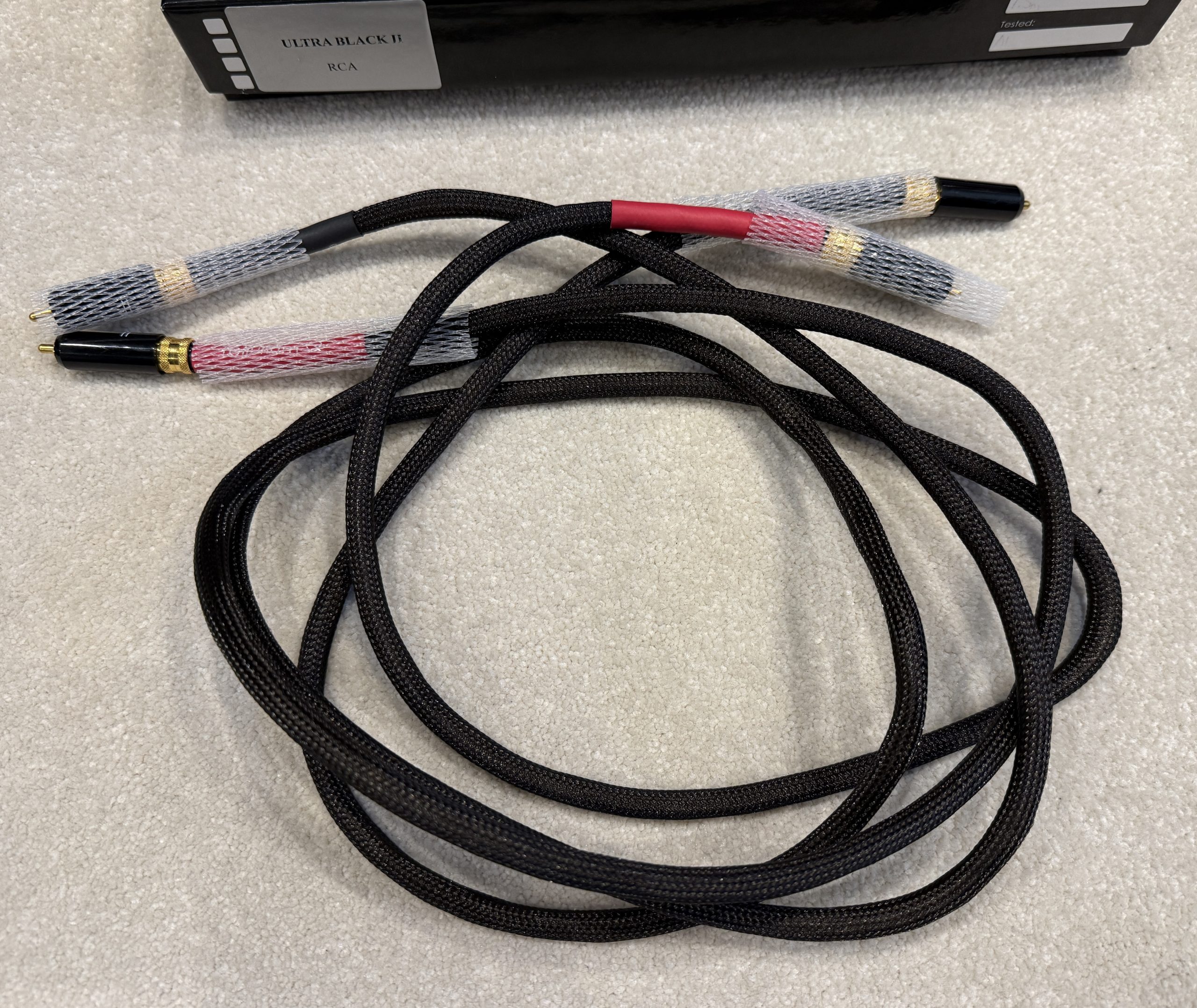 Tellurium Q Ultra Black II RCA Interconnect @ Audio Therapy