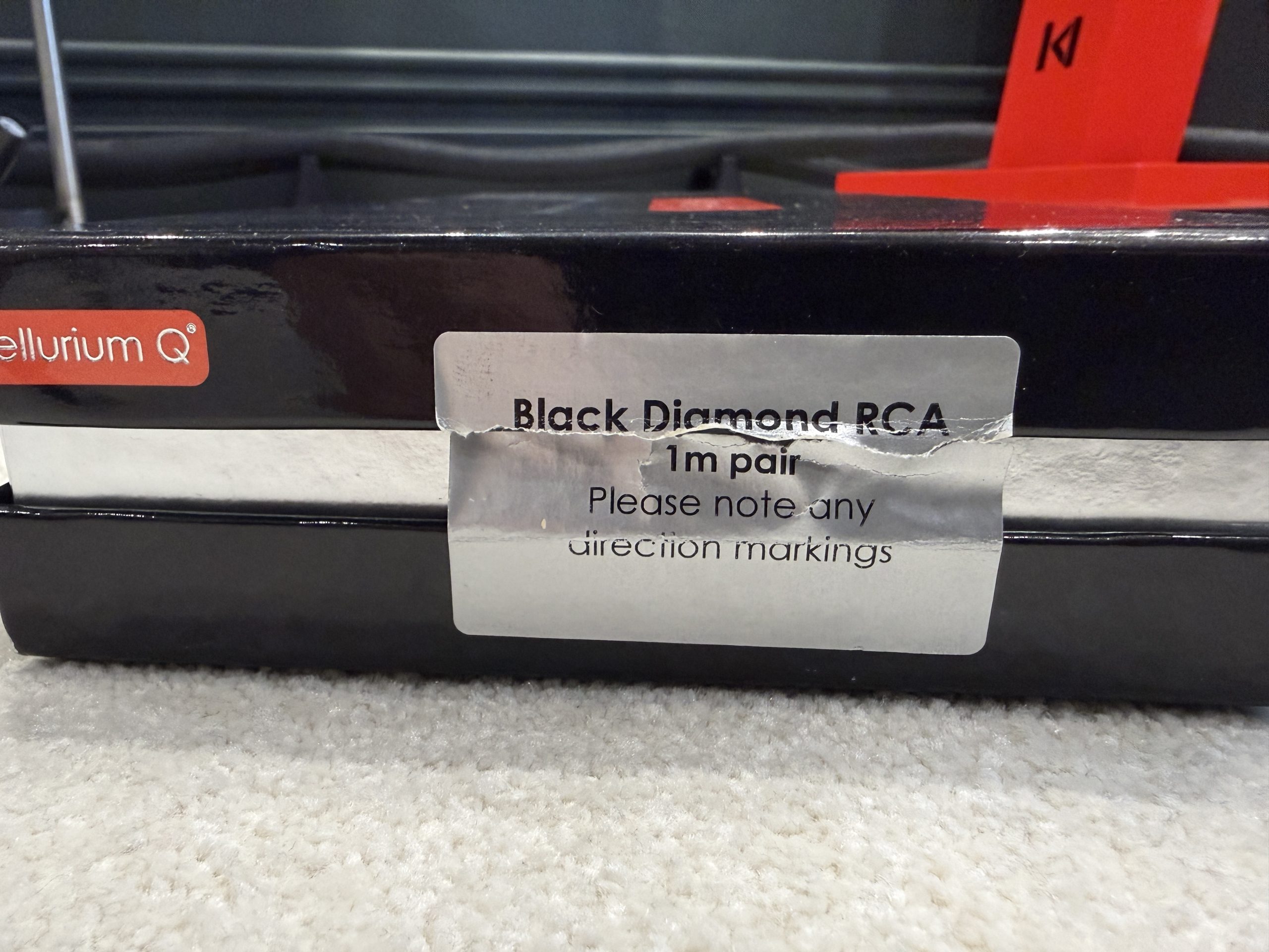Tellurium Q Black Diamond RCA Interconnect @ Audio Therapy